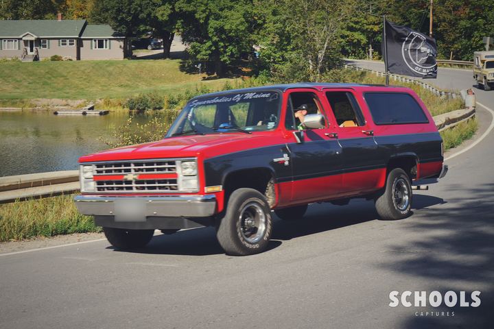 Red/black two-tone K5 Blazer